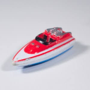 Micro Machines - Speed Boat Type 1 (Red White And Blue) (01)